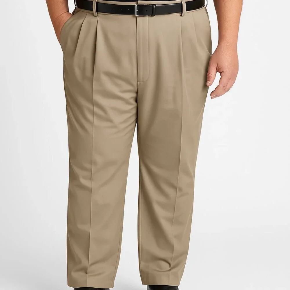 NWT Dockers RECODE Classic Fit Khaki Pants W42 L30 No Wrinkle Cotton Comfort
